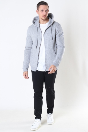 CERES ZIP HOODIE SWEAT Light Grey Melange