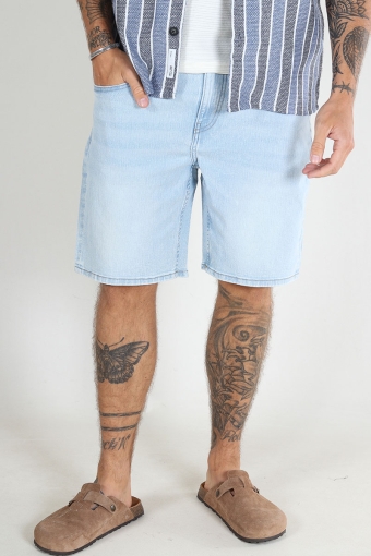 Weft Denim Shorts Light Blue Denim