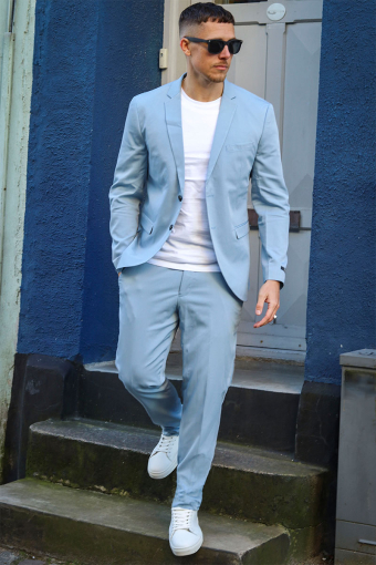 FRANCO SUIT Ashley Blue SUPER SLIM FIT