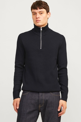 Perfect Knit Half Zip Black