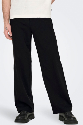 Bob Loose Pants Black