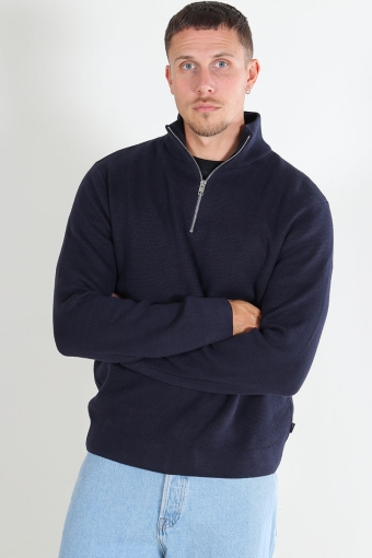 Milano Stitch Knit Half Zip Night Sky