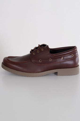 Dartmoor PU Boat Shoe Brandy Brown