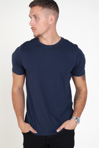 Organic Basic Tee Navy Blaze