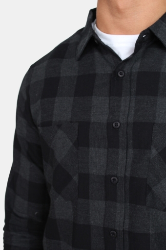 Checked Flanell Shirt Black/Charcoal