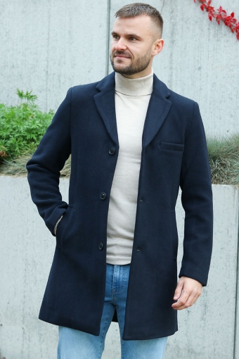 JAYLON WOOL COAT OTW Dark Navy