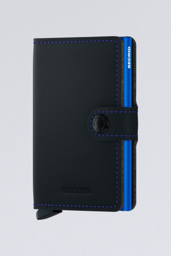 Miniwallet Matte Black/Blue