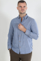 Kronstadt Johan Diego Cotton shirt Navy Mix