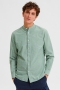 Selected SLHSLIMNEW-LINEN SHIRT LS BAND W Desert Sage