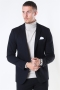 Clean Cut Copenhagen Milano Jersey Blazer Black