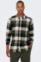 ONLY & SONS GUDMUND LS CHECK SHIRT Forest Night